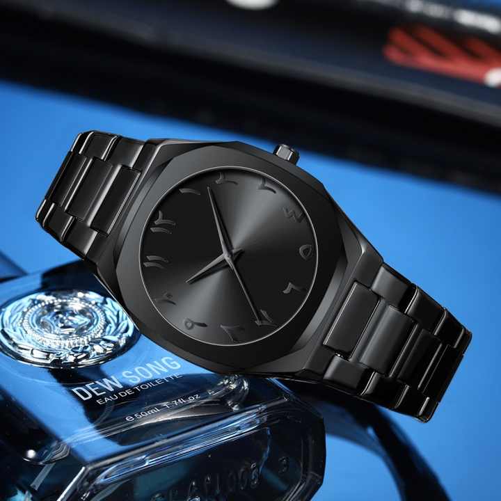 Black Arabic Aura Watch
